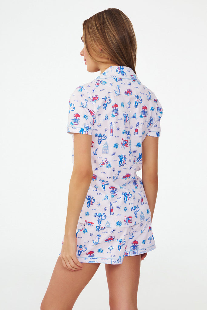 Marthas Vineyard Monkey Polo Pajamas