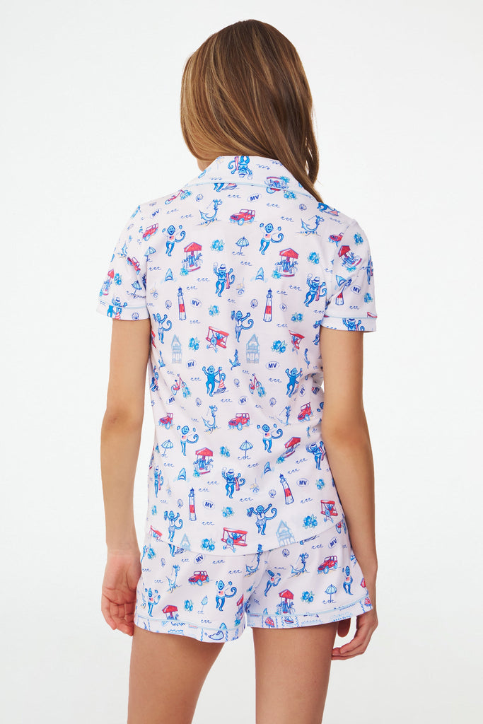 Marthas Vineyard Monkey Polo Pajamas