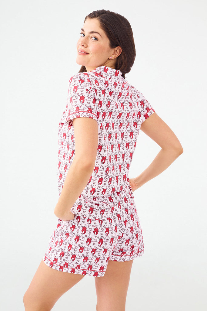 Lovely Monkey Polo Pajamas