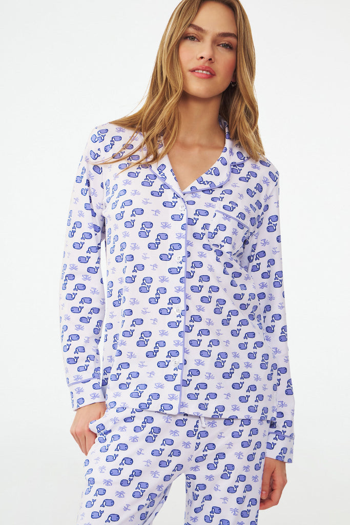 Moby Long Sleeve Polo Pajamas