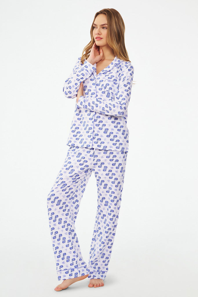 Moby Long Sleeve Polo Pajamas