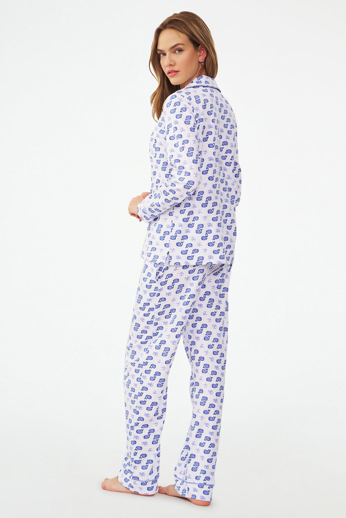 Moby Long Sleeve Polo Pajamas