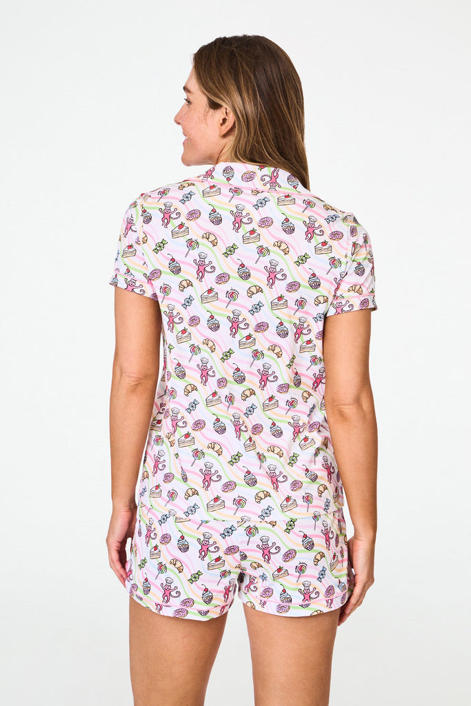 Sweet Dreams Swirl Polo Pajamas