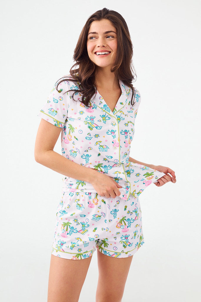Pool Party Polo Pajamas