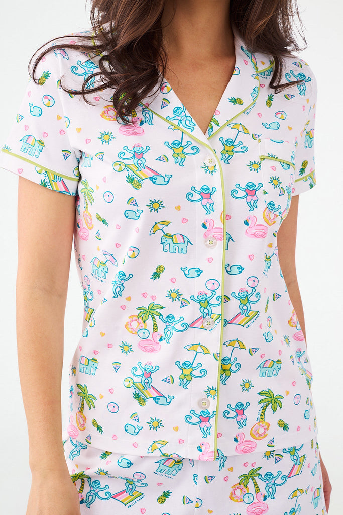 Pool Party Polo Pajamas