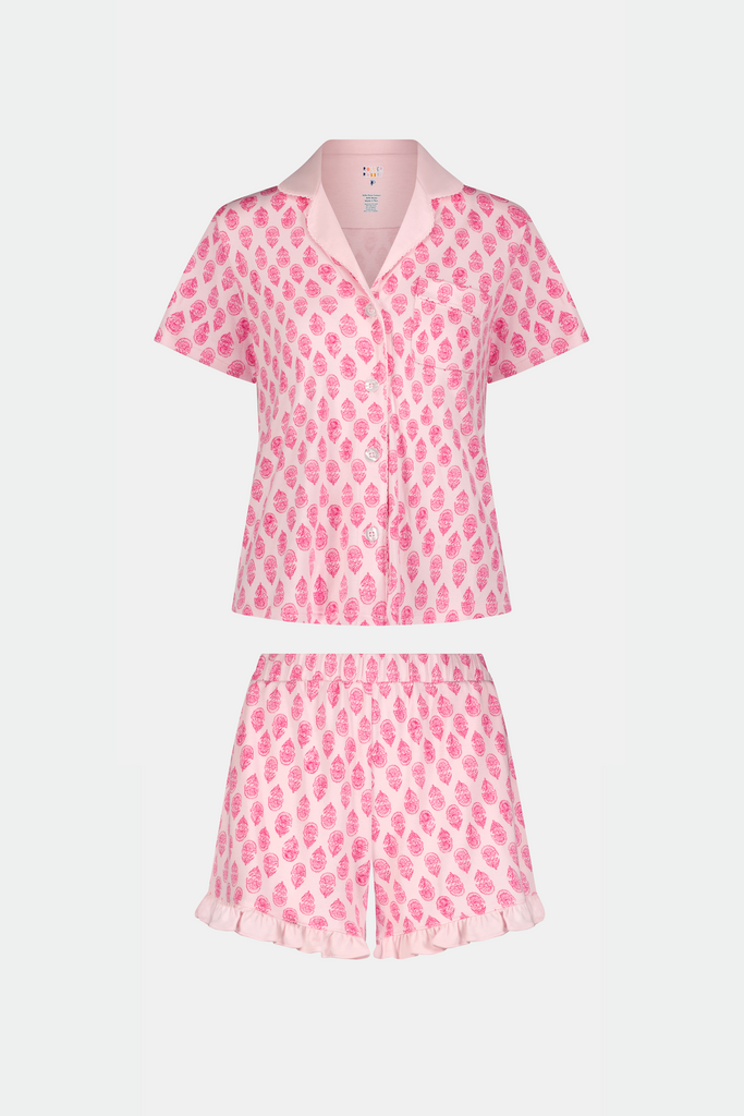 Daisy Paisley Wyatt Polo Pajamas
