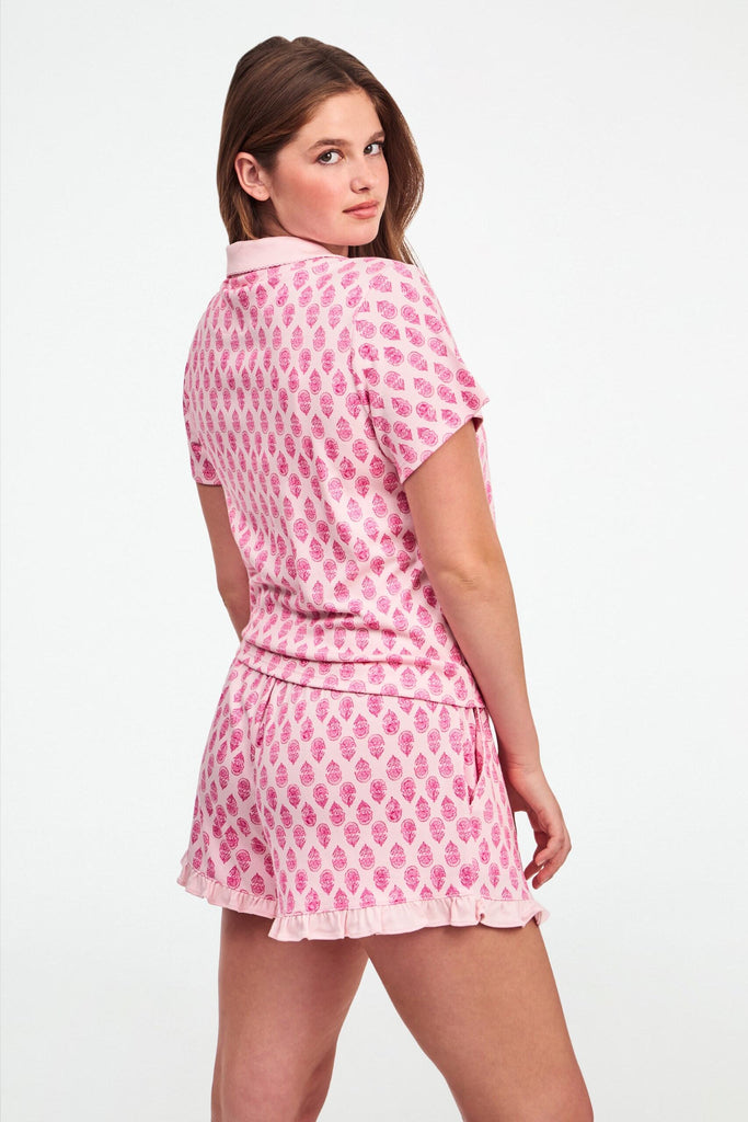 Daisy Paisley Wyatt Polo Pajamas