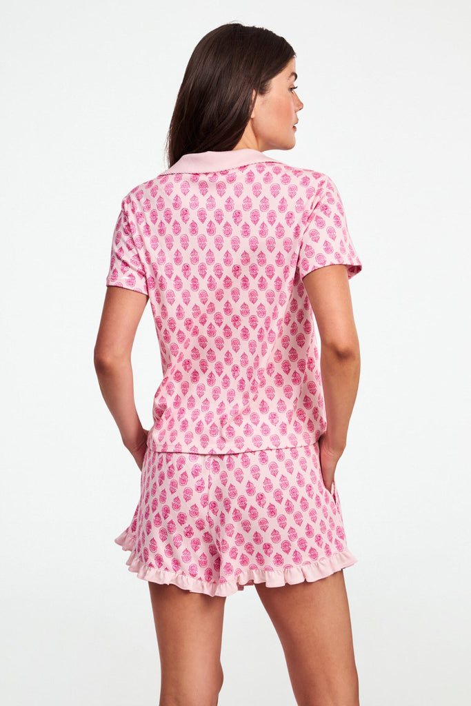 Daisy Paisley Wyatt Polo Pajamas